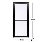 Porta Visione De Alumínio Linha Veneza 210x70 Lado Esquerdo P