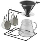 Porta Xícara De Café E Chá Aramado Schmitt Com Suporte Para C