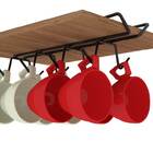 Porta Xicaras Elegance Preto Dicarlo