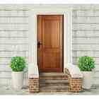 Porta Zoan Montada Em Madeira Maciça Tauari Mapaf 72cm X 210cm