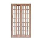 Portal Correr Quadriculado 4 Folhas Mista Reto Com Fechadura