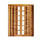 Portal Correr Veneziana 6 Folhas Itauba Reto Com Fechadura 1,