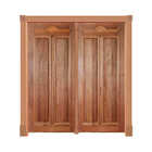 Portal De Abrir Alteza Mod. 232 Em Madeira Maciça Cedro Arana