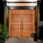 Portal De Entrada Ad01 Em Madeira Maciça Tauari Mapaf 200cm X