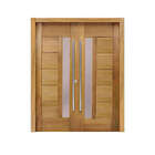 Portal De Entrada Bbb Visor Lateral Sem Vidro Em Madeira Maci