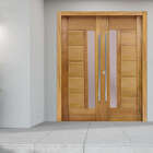 Portal De Entrada Bbb Visor Lateral Sem Vidro Em Madeira Maci