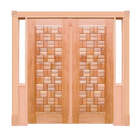 Portal Duplo Pivotante Clássica Mod. 070 Em Madeira Maciça Ce