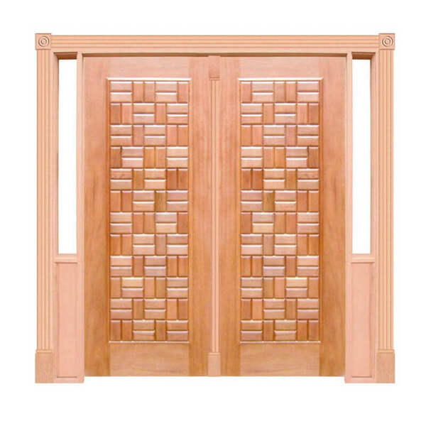 Portal Duplo Pivotante Clássica Mod. 070 Em Madeira Maciça Ce