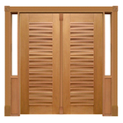 Portal Duplo Pivotante Madri Mod. 170 Em Madeira Maciça Cedro