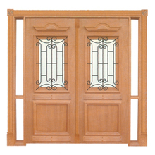 Portal Duplo Realeza C/grade Mod. 010 Em Madeira Maciça Cedro