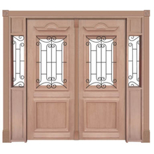 Portal Duplo Realeza C/grade Mod. 01 Em Madeira Maciça Cedro