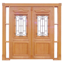 Portal Duplo Realeza C/grade Mod. 040 Em Madeira Maciça Cedro