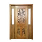 Portal Madeira Maciça Vitrô Duplo Ninho Entalhada Completa 14