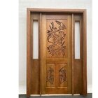 Portal Madeira Maciça Vitrô Duplo Ninho Entalhada Completa 15