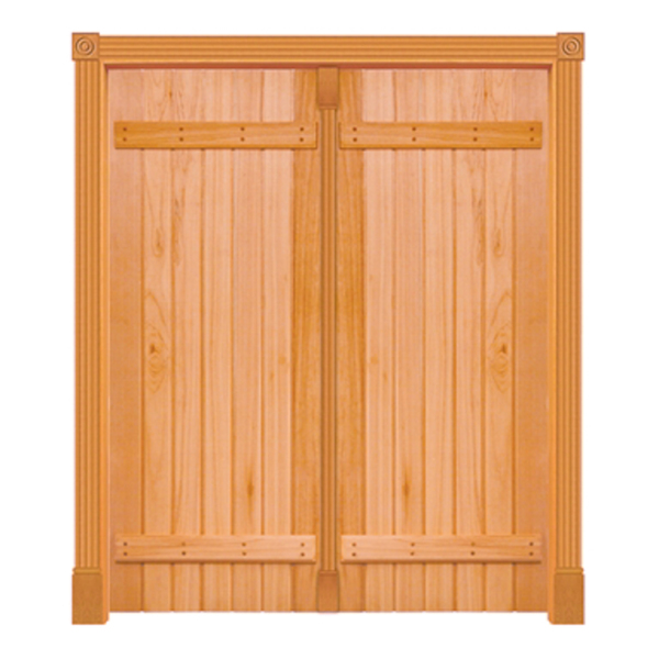 Portal Mexicana C/trava Externa Mod. 260 Em Madeira Maciça Ce