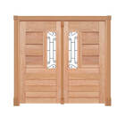 Portal Pivotante  C/grade Vertical Mod. 568 Em Madeira Maciã§