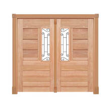 Portal Pivotante  C/grade Vertical Mod. 568 Em Madeira Maciã§