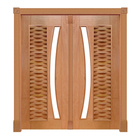 Portal Pivotante Ripada Arco P/vidro Mod. 305 Em Madeira Maci