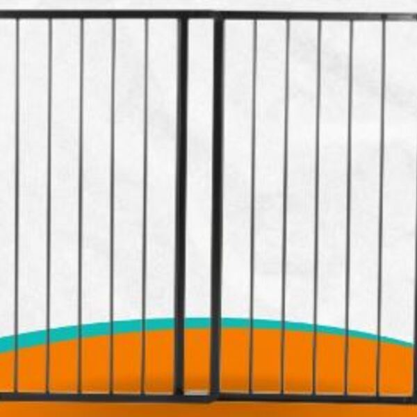 Portão De Correr Com Altura De 85 Cm E Largura Regulável De 1