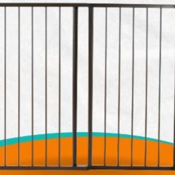 Portão De Correr Com Altura De 85 Cm E Largura Regulável De 1