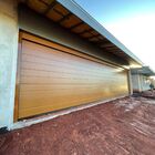 Portão De Garagem Americano Amadeirado