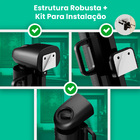 Portão De Segurança Para Pet Bebe Preto Tela Recolhimento