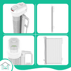 Portão De Segurança Retrátil Para Bebês, Crianças E Pets Com