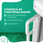 Portão De Segurança Retrátil Para Bebês, Crianças E Pets Com