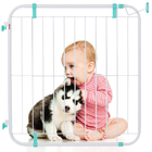 Portão Grade Expansivo Proteção Criança Cão Pet 70 A 115cm