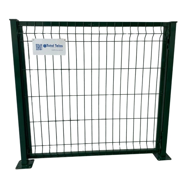 Portão Gradil PVC 1,15x1,08m BA Verde Total Telas