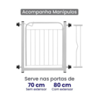 Portão Pet Grade Aramado De Proteção Para Cães Com Extensor D