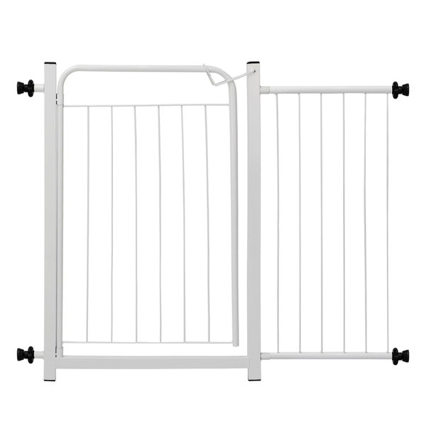 Portão Pet Proteção Bebê Criança Cão Ext 30cm Small Branco