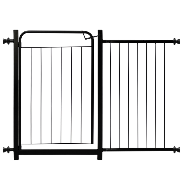 Portão Pet Proteção Bebê Criança Cão Ext 40cm Small Preto