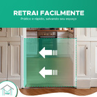 Portão Proteção Criança E Pet Escada Porta 3m Preto