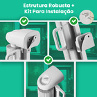 Portão Proteção Criança E Pet Escada Porta 3m Preto