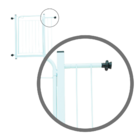 Portão Segurança Pet Grade Proteção 75cm Cães Bebês Gudim