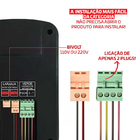 Porteiro Eletrônico Preto Acesso Tag Rfid Com Fechadura Elétr