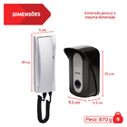 Porteiro Eletrônico Pt-270 Com Interfone Extensão Pt-275 Prot