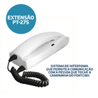 Porteiro Eletrônico Residencial Bt-700 Com Interfone Extensão
