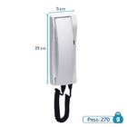 Porteiro Eletrônico Residencial Bt-700 Com Interfone Extensão