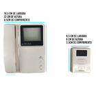 Porteiro Eletronico Video Portao Monitor Tela Camera Alarme R