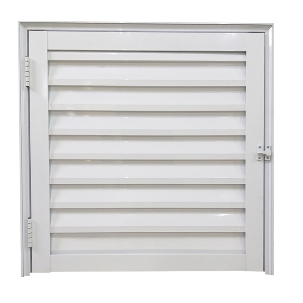 Portinhola Alçapão Abrigo Alumínio Branco Linha 25 - Dc Medid