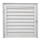 Portinhola Alçapão Abrigo Alumínio Branco Linha 25 - Dc Medid