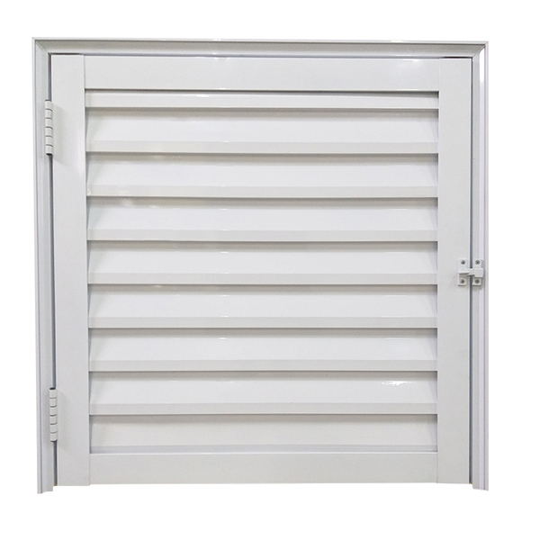 Portinhola Alçapão Abrigo Alumínio Branco Linha Veneza Medida