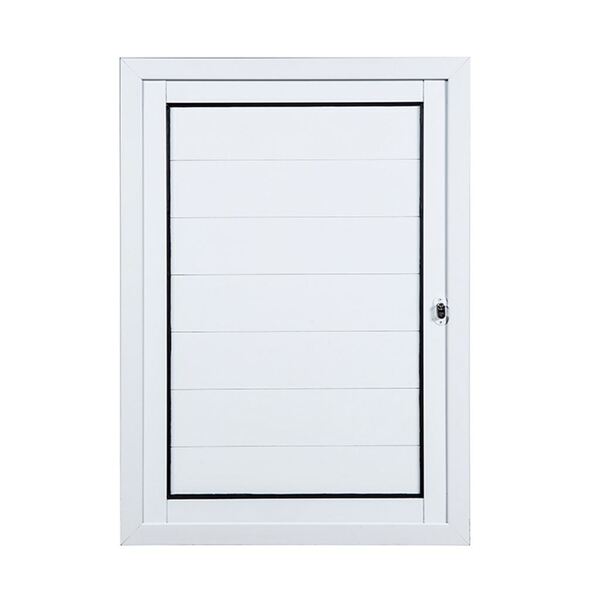 Portinhola/alçapão Em Alumínio 065 X 060 X 4,1 Cm Branco Bold