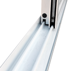 Portinhola de Correr 2 Folhas Alumínio Branco 0,80x1,00m Linha Vivace Artens