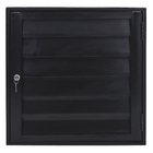 Portinhola de Giro Alumínio Preto 0,60x0,60m Lado para Fora Linha Vivace Artens