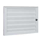 Portinhola de Giro Alumínio Branco 0,80x0,80m Lado para Fora Linha Vivace Artens