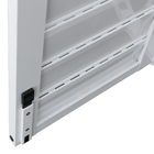 Portinhola de Giro 2 Folhas Alumínio Branco 0,80x1,00m Lado para Fora Linha Vivace Artens