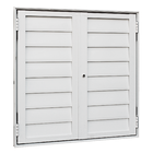 Portinhola de Giro 2 Folhas Alumínio Branco 0,80x1,00m Lado para Fora Linha Vivace Artens